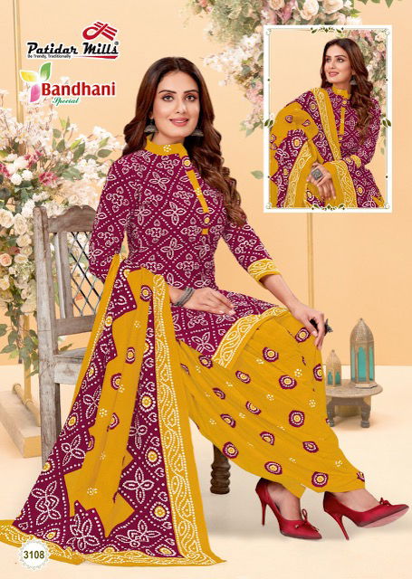 Patidar Bandhani Special 31 Cotton Printed Casual Daily Wear Dress Material Collection